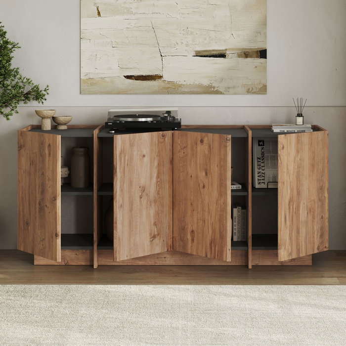 Nordure Consola Dorma - Atlantic Pine, Anthracite